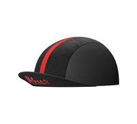 ABUS Race Cap - stylish cycling cap with sweatband - protection from sun, insects and sweat - fits under road bike helmet - for men and women - black, size M/L