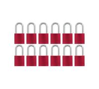 ABUS Red 72/40HB40 Lockout Tagout Padlock w/ 1.5"" Shackle 12 Pack K