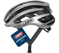 ABUS Road Bike Helmet AirBreaker, Silver, Size S