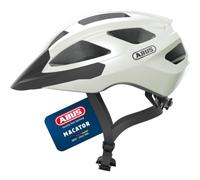 ABUS Road Bike Helmet Macator, White Glossy, Size M