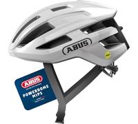ABUS Road Bike Helmet PowerDome MIPS, Glossy White, Size M