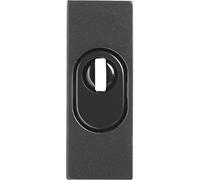 ABUS RSZS316 B7 SB 09403 Dark Brown Lock Rosette with Cylinder Protection for Metal Door