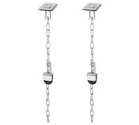 ABUS rust protection GS40 - Protection for cellar grilles and plastic light wells - with variable chain - ABUS safety level 6 - 03600 - set of 1
