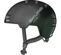 ABUS city helmet Skurb ACE - stylish bike helmet for everyday use, skating, BMX riding or longboarding - orange, size M