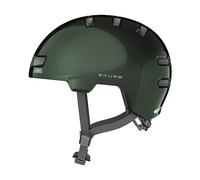 ABUS city helmet Skurb - Robust bike helmet for everyday use, skating, BMX riding or longboarding - green, size L