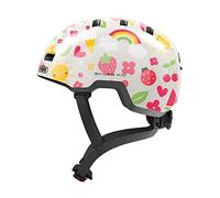 ABUS Skurb Kid children's helmet - robust bike helmet in skater look with space for a pigtail and a variety of designs - for girls and boys
