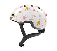 ABUS Skurb Kid children's helmet - robust bike helmet in skater look with space for a pigtail and a variety of designs - for girls and boys