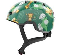 ABUS Skurb Kid children's helmet - robust bike helmet in skater look with space for a pigtail and a variety of designs - for girls and boys