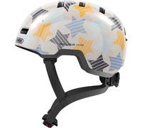 ABUS Skurb Kids Skate Helmet - Grey Stars (M 50-55 cm) Size: M 50-55 c