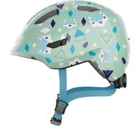 ABUS Smiley 3.0 children's helmet - bike helmet with a low fit, child-friendly designs & space for a pigtail - for girls and boys