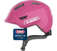 ABUS Smiley 3.0 children's helmet - bike helmet with a low fit, child-friendly designs & space for a pigtail - for girls and boys