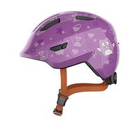 ABUS Smiley 3.0 children's helmet - bike helmet with a low fit, child-friendly designs & space for a pigtail - for girls and boys
