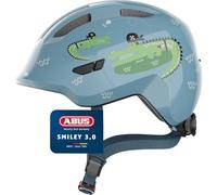 ABUS Smiley 3.0 children's helmet - bike helmet with a low fit, child-friendly designs & space for a pigtail - for girls and boys