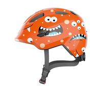 ABUS Smiley 3.0 Kids Bicycle Helmet, Orange Monster, M