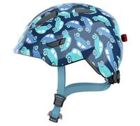 Abus Smiley 3.0 LED Kids Cycling Helmet - Rear Light, Reflective, Adjustable Fit