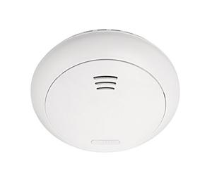 ABUS smoke detector for the Smartvest Pro wireless alarm system - Wireless smoke detector for children's rooms, bedrooms, hallways, kitchens and other rooms - Screw or adhesive mounting