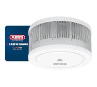 ABUS mini smoke detector GRWM30600 with 10-year battery - Q-Label & DIN EN14604 certified - 85 dB alarm - for living rooms, caravans & motorhomes - White