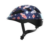 ABUS Smooty 2.0 Kids Helmet, Blue Rocket Pattern, Size M