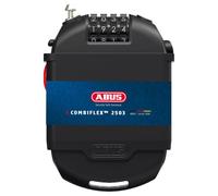 ABUS special lock Combiflex 2501/65 - Suitable as luggage lock, ski lock, helmet lock - with combination code - Black