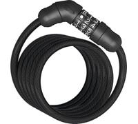 ABUS Spiral Cable Lock Star 4508C/150, 150 cm, Black