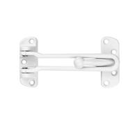 ABUS SPN110-21 Sperrriegel Locking Bracket, White | Presence protection made of die-cast zinc, opens door 12 cm wide, alternative to door chain, including mounting material