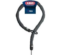 ABUS ST 5950 2.0 Adaptor Chain Superior 7KS Suitable for Frame Lock or Alarm Box 2.0-7 mm Thick Steel Chain with Oval Loop Length 100 cm Black