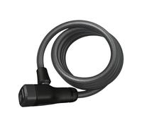 Abus Star 4508K/150 1.5 m Spiral Cable Lock with Key Black