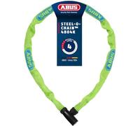 ABUS Steel-O-Chain 4804K Chain Lock, 75 cm, Yellow/Green