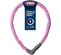 ABUS Steel-O-Chain 5805C Chain Lock, 75 cm, Pink