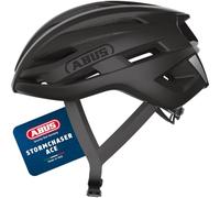 ABUS StormChaser ACE Racing Bicycle Helmet - Lightweight Road Bike Helmet for Bike Racing, Gravelbike Touring and Cyclocross for Women and Men - Size L, Black