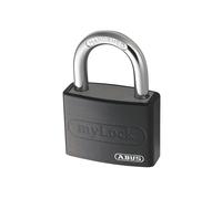 ABUS T65AL/40mm My Lock Aluminium Padlock Black Keyed Alike 6402 49945