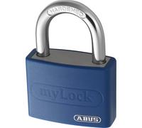 ABUS Mechanical T65AL/40mm My Lock Aluminium Padlock Blue ABU65AL40BLU