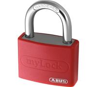 ABUS 49940 My Lock Aluminium Padlock with 6401 Alike Keyed - Red