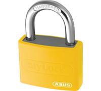 Abus T65AL Series Aluminium Padlock Yellow Keyed Alike 40mm Standard 6401