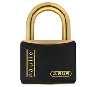Abus T84MB/40 Black Padlock 40mm Brass Key Differed Brass Shackle
