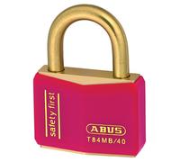 ABUS T84MB/40mm Red Rustproof Padlock 22715