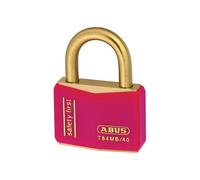 ABUS T84MB 40mm Red Rustproof Padlock Heavy Duty Professional Security