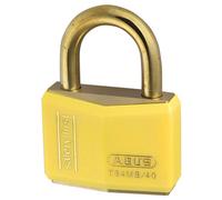 ABUS 28354 Nautic Inox Series Solid Brass Padlock - Yellow