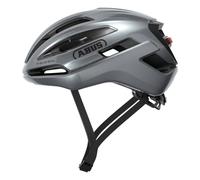 Abus Taipan LED Helmet Silver Grey, Size M: 54-58 cm