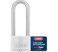 ABUS Titalium 64TI/50HB80 Padlock with high Shackle - Basement Lock with Lock B