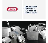 ABUS Titalium AB64TI/30 Padlock - Lock Body Made of Special Aluminium - Hardened Steel Shackle - ABUS Security Level 4 - Silver, Grey, 30mm