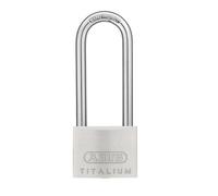 Abus 64TI/40HB63 Titalium Aluminium Alloy Long Shackle Key Padlock - 40mm