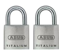 ABUS Titalium Padlock 64Ti/20 ABUS Security Level 3. Twin Pack