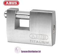 ABUS TITALIUM PADLOCK 70mm MONBLOCK STANDARD SHACKLE, KEYED - 82TI/70