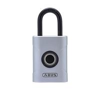 ABUS Touch 57/45 fingerprint lock - keyless, weatherproof padlock - IP66 & IP68 - for gym, office, home, garden and much more, silver, 45mm
