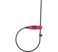 Abus Travelguard Straplock 4mm Steel 75cm 3 Dial Combination Red 95600