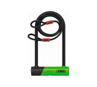 ABUS Ultimate 410 U-Shackle Lock 230mm + 10/120 Cobra Cable - Silver S