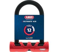 ABUS Ultimate 420 U-lock + USH bracket - Bicycle lock with round shackle and bracket - security level 12
