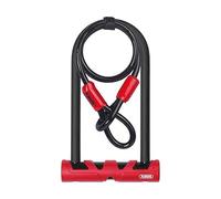 ABUS Ultimate 420 U-lock + USH holder + Cobra 10/120 security cable - Bike lock set - security level 12 - Black/Red