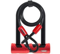 Abus Ultimate 420 & Cable D Bike Lock - Black / Red / U Lock / 140mm Cable
